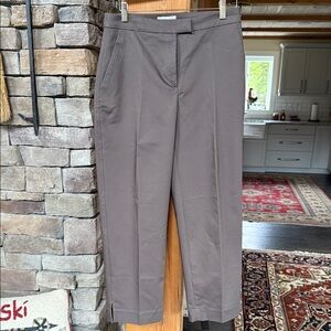 H&M Dark Taupe Ankle Pant, size 6 NWT